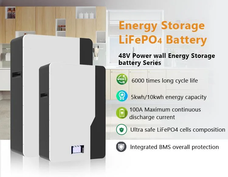 Skycorp Storage Battery Systems Solar Wall Mount 10kwh Power Lithium Iron Battery Solar 100ah 48V Batterie LiFePO4